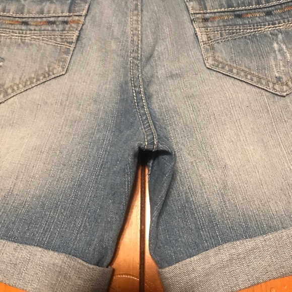 Bongo jean shorts size 15 blue denim distressed - Picture 11 of 11